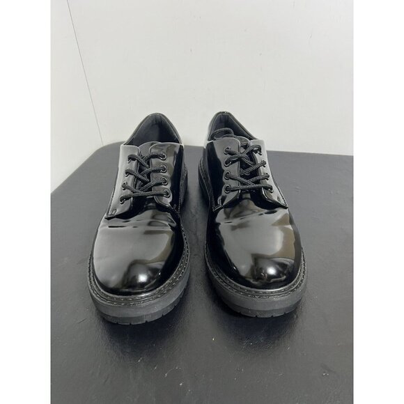 Womens Dunes Patent Leather Black Size 11 Shoes - Picture 3 of 11